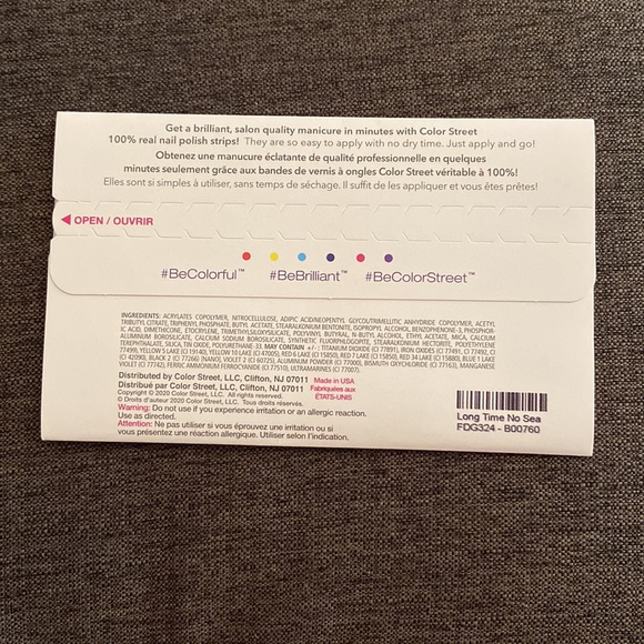 Color Street Long Time No Sea Manicure - Picture 2 of 2